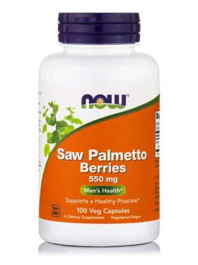 Now Foods Saw Palmetto Berries 550 mg 100 Veg.Caps…
