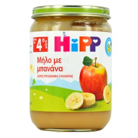 HIPP ΦΡΟΥΤΟΚΡΕΜΑ ΜΗΛΟ ΜΕ ΜΠΑΝΑΝΑ 190GR