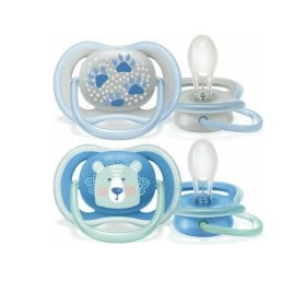 Avent Philips Pacifier Ultra Air 6-18m Boy SCF085/03 …