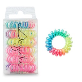 Dessata Hair Ties Multicolor 6τμχ