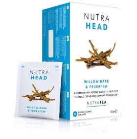 NUTRA TEA Nutra Head Willow Bark & Feverfew 20 φακ …
