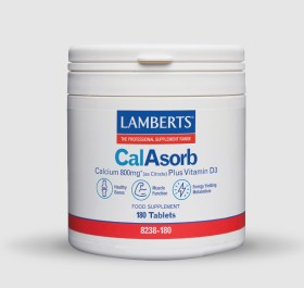Lamberts CalAsorb Calcium 800mg 180tabs
