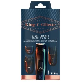 Gillette King C Beard Trimmer 1 Machine + 3 Comb…