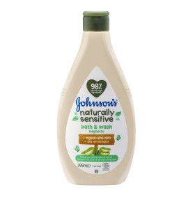 Johnson's Naturally Sensitive Bath & Wash With Org …