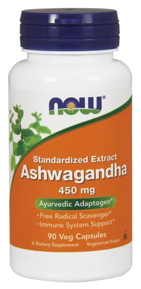 Now Foods Ashwagandha Extract 450mg 90 Veget.caps