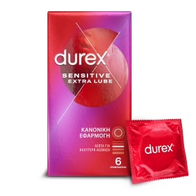 Durex Sensitive Extra Lube 6τμχ