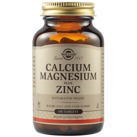 Solgar Calcium Magnesium Plus Zinc 100Tablets