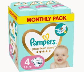 Pampers Premium Care Monthly Pack Πάνες Νο4 (9-14k …