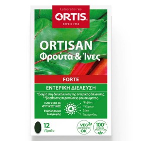 Ortis Ortisan Forte Fruits & Fibers 12 Tabs