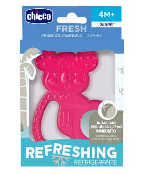 Chicco Cooling Teething Ring Pink 4m+