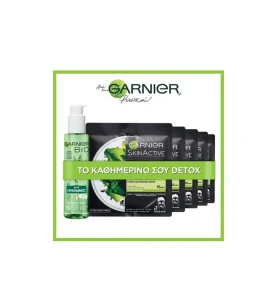 Garnier Set Daily Detox Routine Purifying Gel Wash …