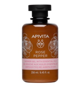 Apivita Rose Pepper Shower Gel 250ml