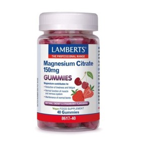 Lamberts Magnesium Citrate 150mg Gummies με Γεύση …