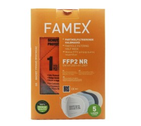 Famex Mask Μάσκες Υψηλής Προστασίας Πορτοκαλί FFP2 …
