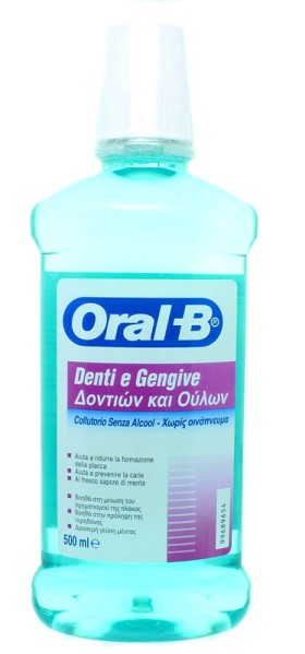 ORAL-B ΣΤΟΜΑΤΙΚΟ ΔΙΑΛΥΜΑ ΔΟΝΤΙΩΝ ΚΑΙ ΟΥΛΩΝ 500ML