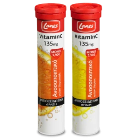 LANES EFF VIT C 135MG LEMON 20TABS