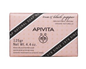 APIVITA SOAP WITH ROSE & BLACK PEPPER 125…