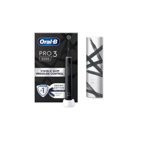 Oral-B Pro 3 3500 Design Edition Black Επαναφορτιζ …