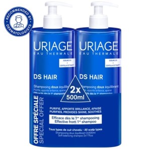 Uriage Set Ds Hair Soft Balancing Shampoo Απαλό Σα …