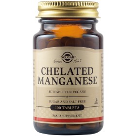 SOLGAR CHELATED MANGANESE 8MG TABS 100S