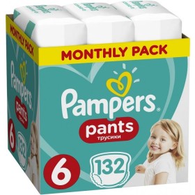 Pampers Pants No.6 (15 + Kg) 132 Diapers