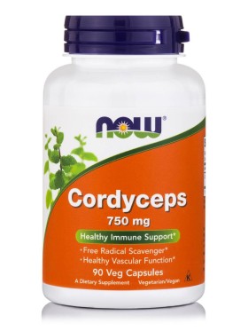 Now Foods Cordyceps 750mg 90 Veget.caps
