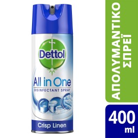 Dettol All In One Crisp Linen Απολυμαντικό Σπρέι 4 …