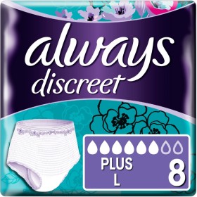 Always Discreet Pants Plus Large 8τμχ