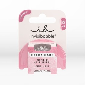 Invisibobble Extra Care Gentle Crystal Clear 3τμχ