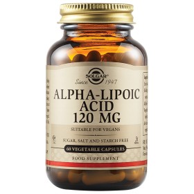 SOLGAR ALPHA LIPOIC ACID 120MG VEG. 60S