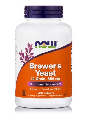 Now Foods Brewers Yeast 10 Grain 650mg Vegetarian…