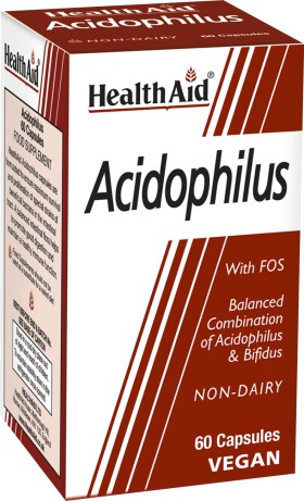 HEALTH AID BALANCED ACIDOPHILUS VEGETARIAN CAPSULE …