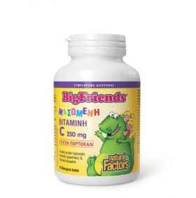 Natural Factors Big Friends Βιταμίνη C 250mg με Γε …