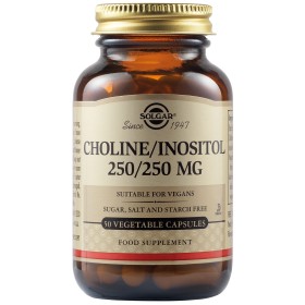 SOLGAR CHOLINE-INOSITOL 250/250MG 50VCAP