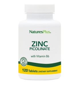 Natures Plus Zinc Picolinate w/B6 120tabs