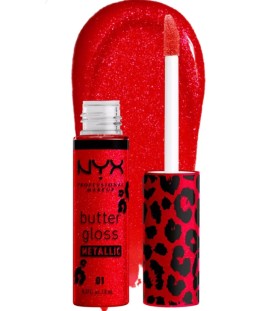 Nyx PM Butter Gloss Metallic 01 Blood Moon 8ml