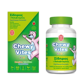 Chewy Vites Kids Σίδηρος + Πολυβιταμίνες 60τμχ
