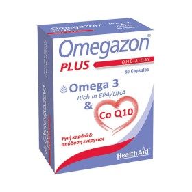 HEALTH AID OMEGAZON PLUS OMEGA 3+CoQ10 60caps