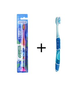 Gum Set 903Μ2 Παιδική Οδοντόβουρτσα Light up Ροζ 1 &hellip;