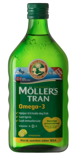 Moller’s Μουρουνέλαιο Lemon Παραδοσιακό Μουρουνέλα …