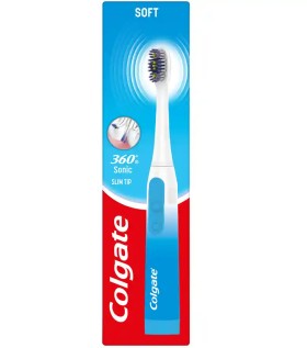Colgate 360 Sonic Slim Tip Soft Οδοντόβουρτσα Μπατ …