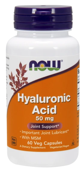 Now Foods Hyaluronic Acid with MSM 60 Veget.caps