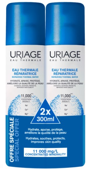 Uriage Eau Thermale Spring Water 2 x 300ml