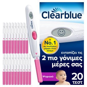 Clearblue Ψηφιακό Τεστ Ωορρηξίας  20 Τεστ