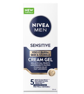 NIVEA MEN Sensitive Κρέμα Gel Για Πρόσωπο και Κοντ …