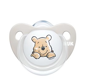 Nuk Disney Winnie Silicone Pacifier with Case Gray 6- ...