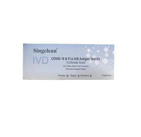 Singclean IVD Covid-19 & Flu A/B Antigen Test Kit …