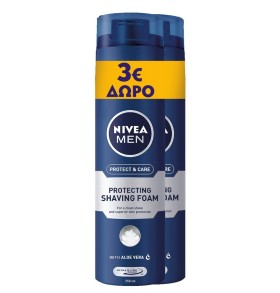 Nivea Men Protect & Care Shaving Foam Αφρός Ξυρίσμ …