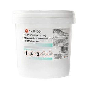 Chemco Acid Trichloroisocyanuric-TCCA 90% (Τριχλωρ …