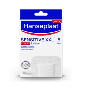Hansaplast Sensitive XXL Pads 8x10cm 5pcs